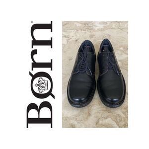 Born Leather Oxford Lace Up Derby Shoes